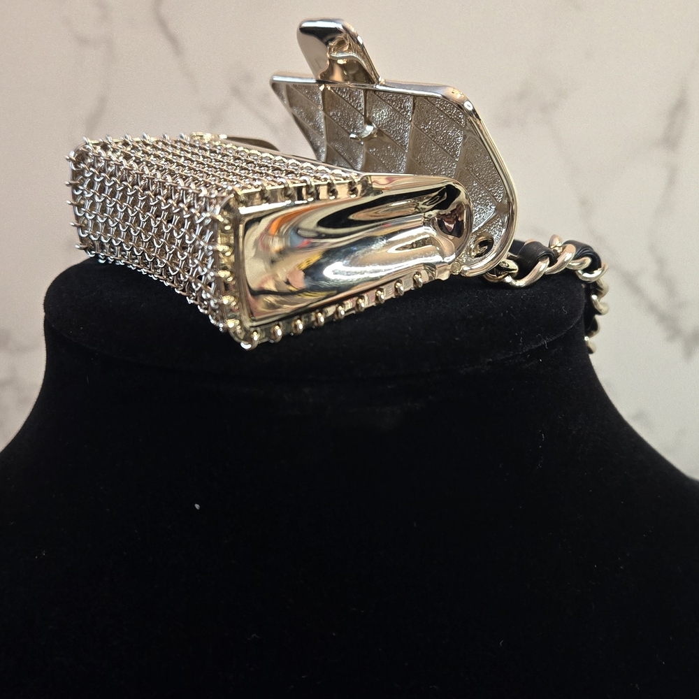 Chanel Micro Bag Necklace - Gold - Picture 5 of 15
